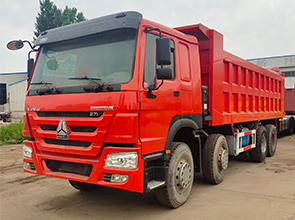 HOWO 371HP 8X4 TIPPER DUMP TRUCK (RED)