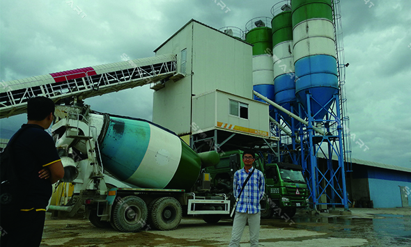 HZS180 Concrete Batching Plant