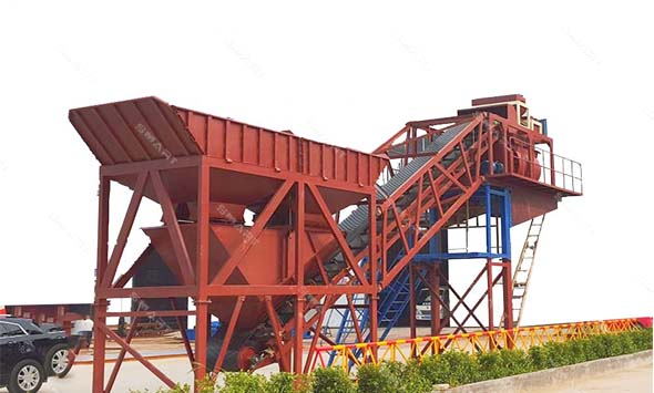 Mobile Concrete Batching Plant