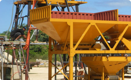 Aggregate Batching and Weighing System